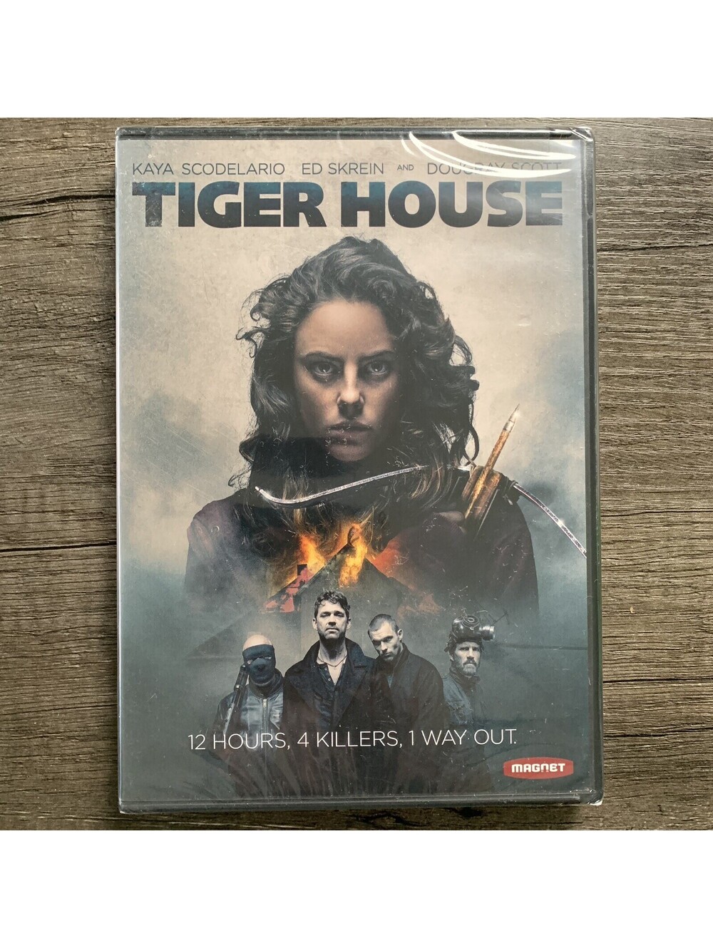 Brand New TIGER HOUSE 2015 DVD WiTH Kaya Scodelario & Ed Skrein